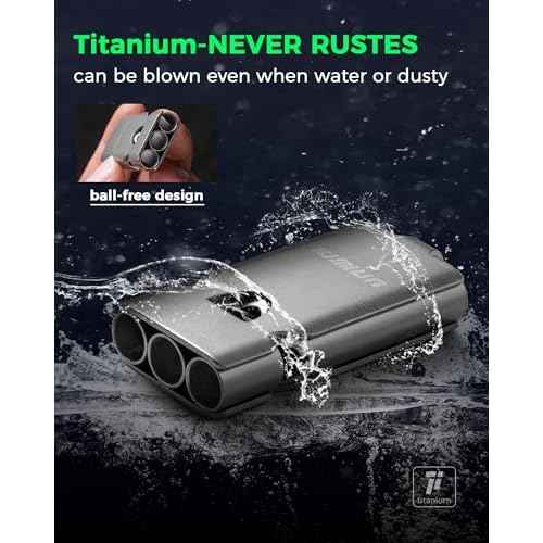 Emergency Survival Whistle Lifeguard Safety Whistle for Outdoor Camping Hiking-Loud Whistle up to 120~130db
