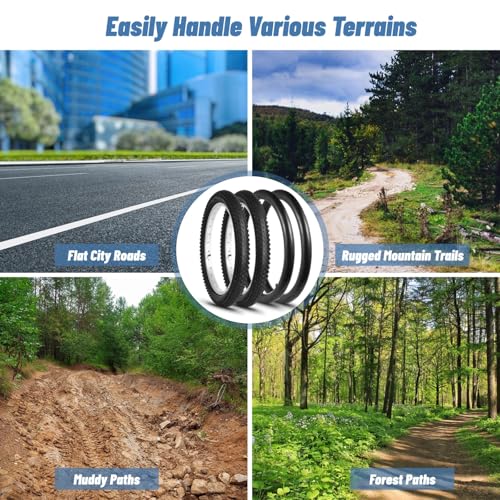 27.5x2.125 Bike Tire and Tube Set - MTB Off-Road Replacement Kit