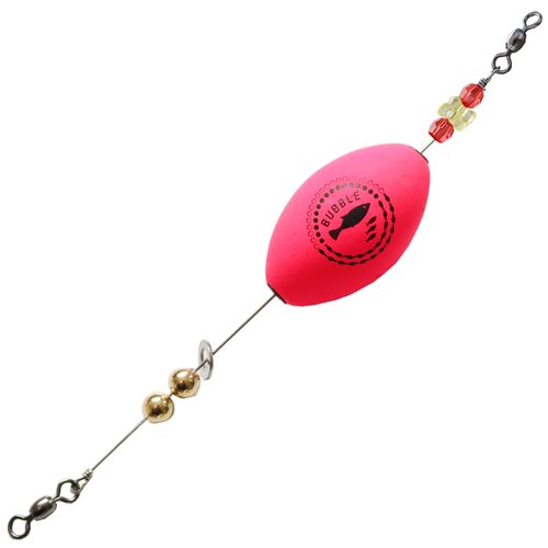 BUBBLE FISHING Popping Corks Floats for Saltwater Inshore Fishing Bobber 4pcs Rattle Rig Weighted Oval Popper Redfish Speckled Trout