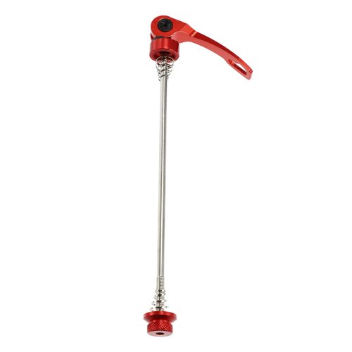 X AUTOHAUX 1 Pair Front Rear Bicycle Quick Release Axles Skewers Lever Aluminum Alloy 145mm 185mm Red for MTB Bike