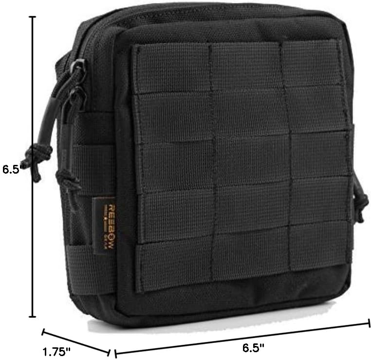 Reebow Gear Tactical Admin Pouch EDC Molle Military Bag Organizer