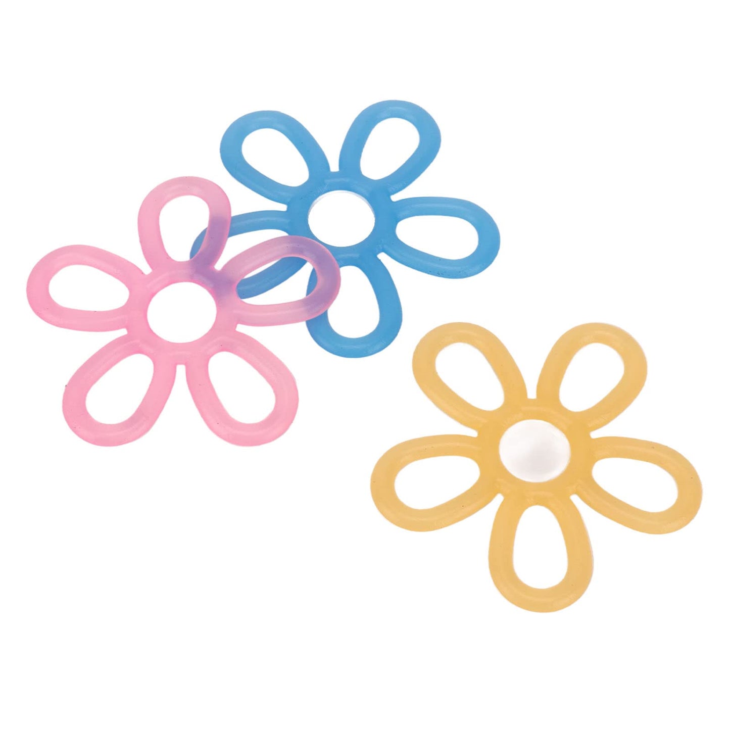 3pcs Hand Grip Strengthener Flower Shape Hand Extensor Exerciser Finger 3 Level Stretcher Hand Resistance Bands for 5/4/3kg Wrist Joint Training