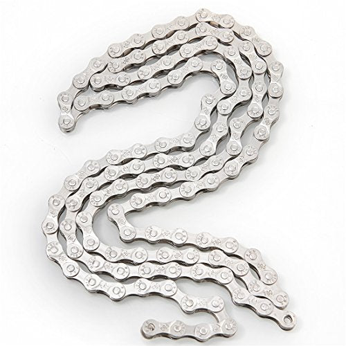 Silver Gold 6-8 Speed Bicycle Chain Set - 116 Links, 1/2x3/32 Inch - Variation of Silvse