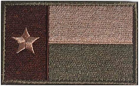 Texas State Flag Tactical Patch - WZT Morale Embroidery for Gear & Apparel