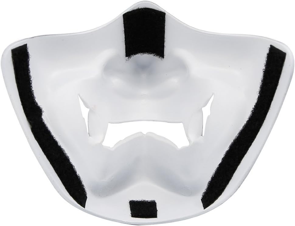 ATAIRSOFT Halloween Costume Cosplay BB Gun Evil Demon Monster Kabuki Samurai Hannya Oni Half Cover Airsoft and Prop Mask