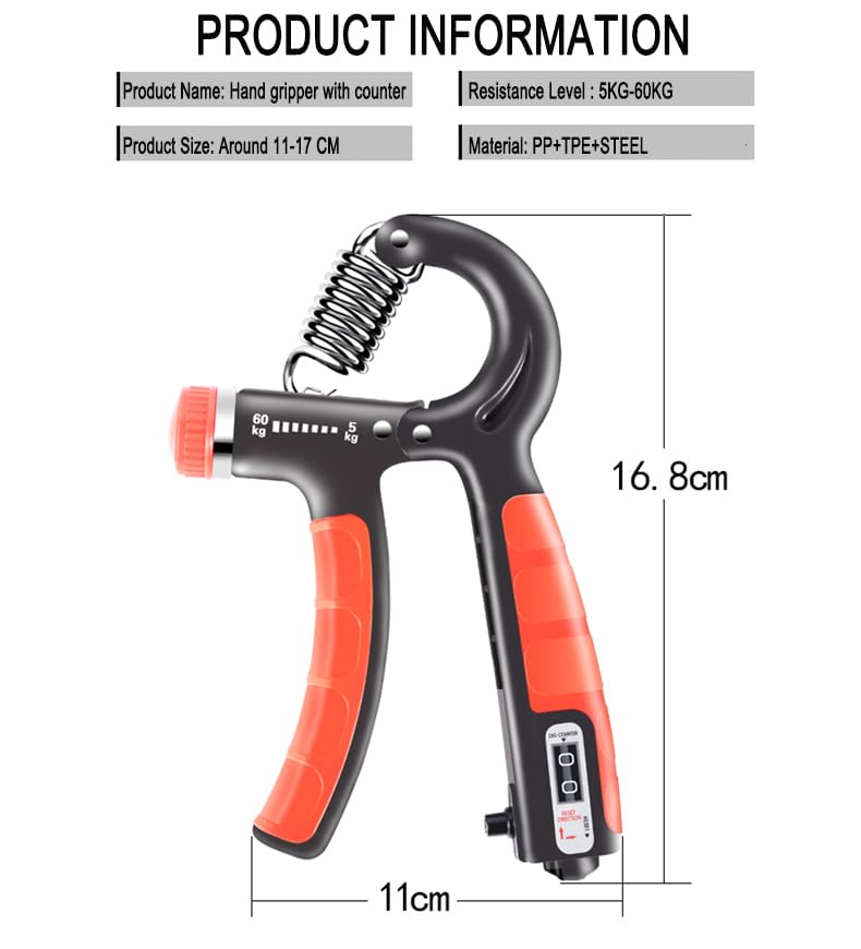 Hand Grip with counter (5-60 KG)