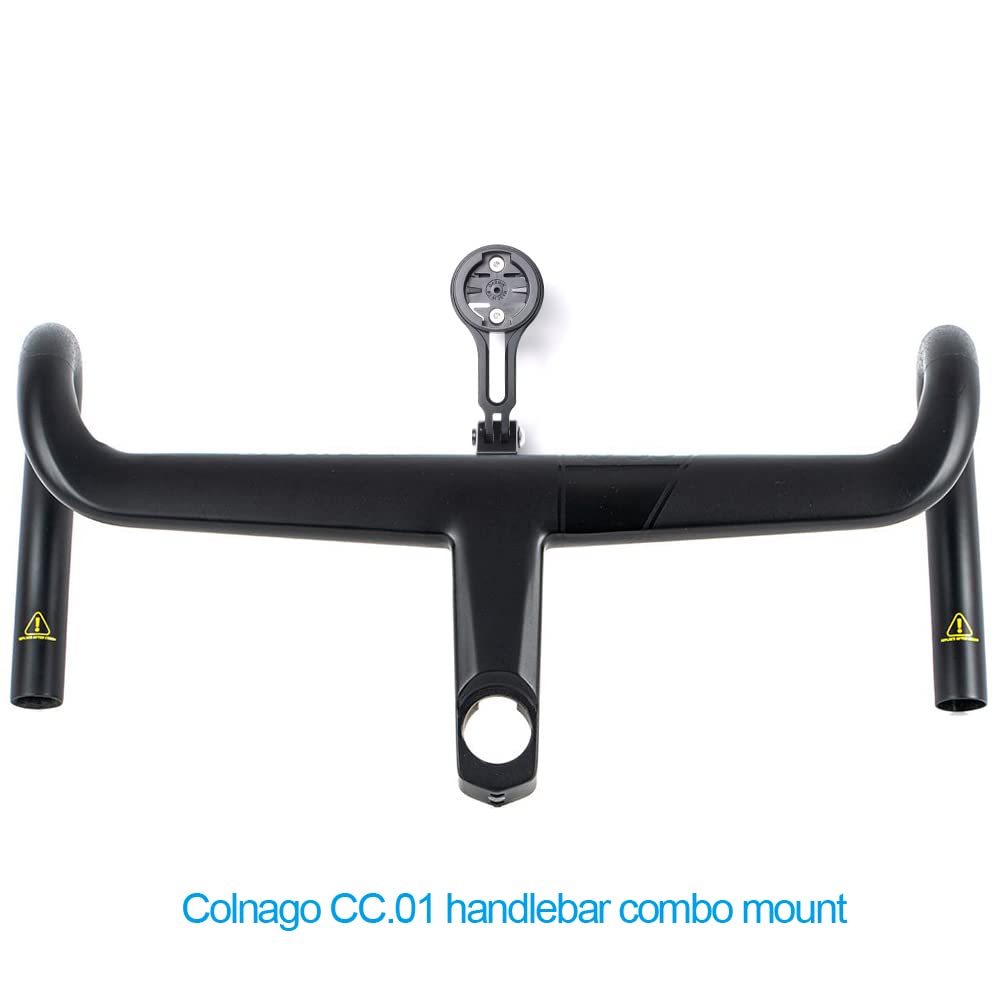 Cestbon Out Front Bike Stem Handlebar Combo Mount for Garmin Edge Wahoo Elemnt Bryton Rider Stages Dash Hammerhead Campatible with Col nago C68 V4RS CC.01 Integrated Handlebar