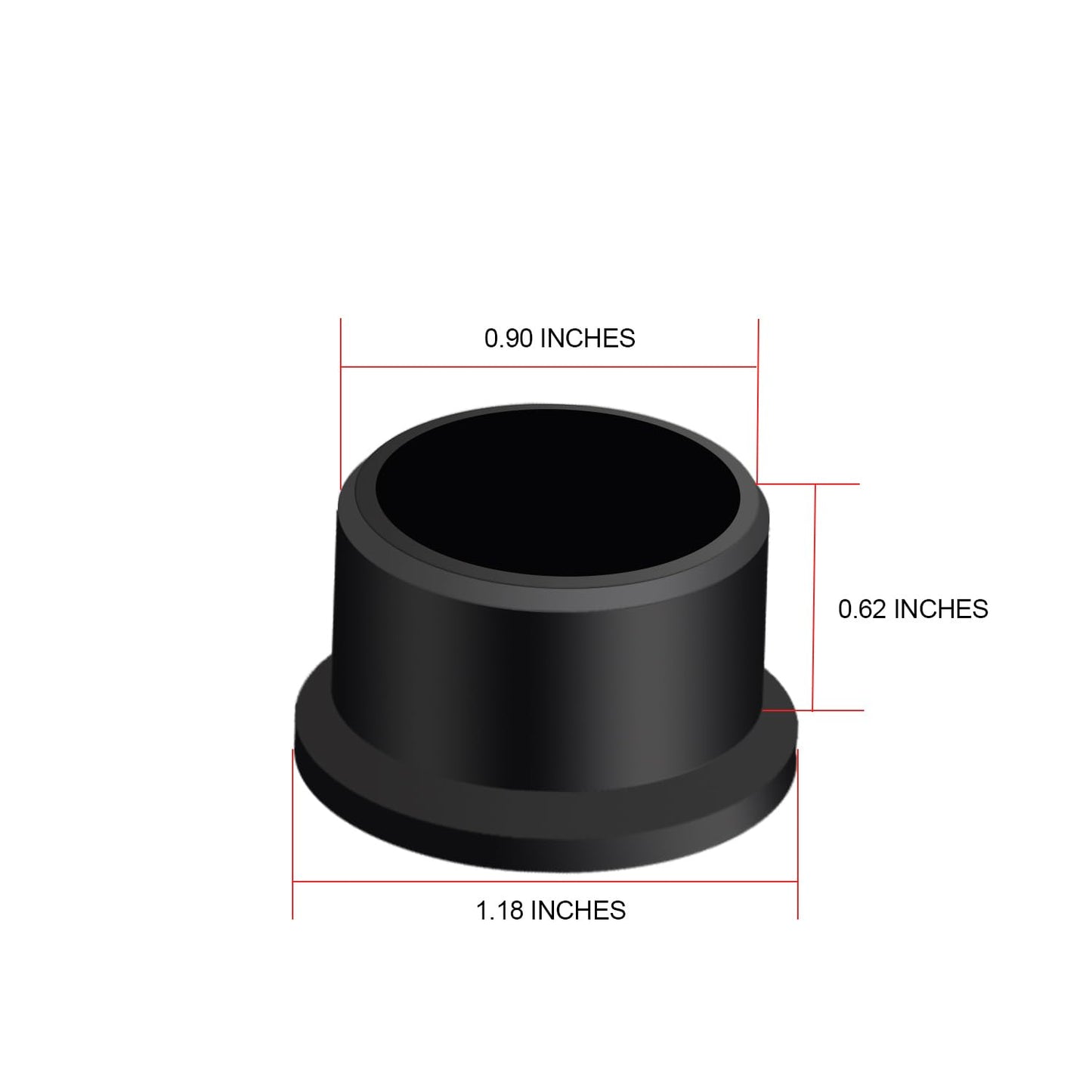 aiGear Premium CNC Machined Walking Stick and Anti Skid Rubber Tip 8 Pack