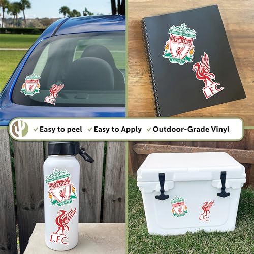 Liverpool FC Desert Cactus 4-Inch Fan Sticker Decal - Officially Licensed