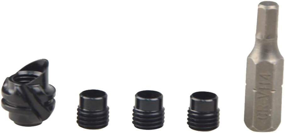 37/45 Degree Aluminum Hooded Peep Sight Compound Bow Housing Aperture Kit with 3 Size inner Core