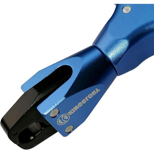 Sososhoot Archery 4 Finger Bow Release Aids Bow Release Thumb Trigger Grip Caliper Aids for Compound Bow (Blue)