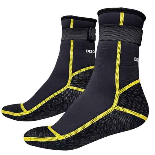 3mm Neoprene Water Socks, Anti-Slip Wetsuit Booties for Sand Proof Beach Volleyball, Scuba Diving Surfing Kayaking