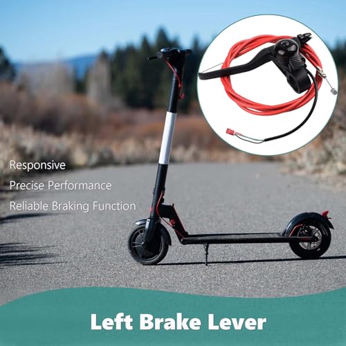 Electric Scooter Brake Handle Lever & 74-Inch Brake Cable Replacement Parts