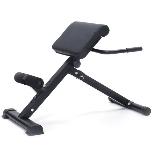 WELAST-Foldable Roman Chair - Adjustable Angle and Height Super Extended Bench - Multi functional Exercise Bench - Home Gym - Suitable for Hip and Abdominal Muscle Exercise