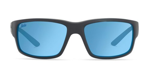 Hobie - Snook Float Polarized Sunglasses - Outdoor Sunglasses with HydroClean Lenses for Men and Women - Cobalt Mirror Lenses/Satin Black Frame