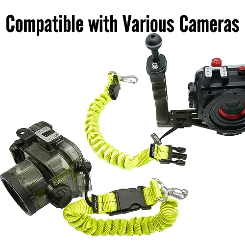 nitescuba Scuba Diving Spring Clip Lanyard Anti-Lost Lanyard with Quick Release Buckle for Outdoor Sports