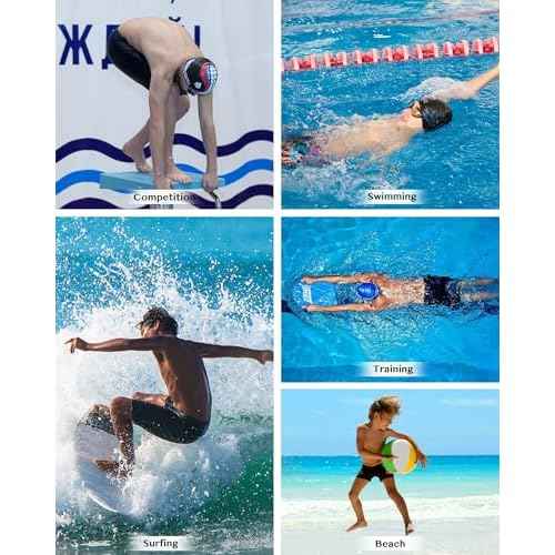 Runhit Boys Swim Jammers Square Leg Youth Competitive Swim Racing Team Swimsuits Athletic Quick Dry Swimming Shorts UPF 50+