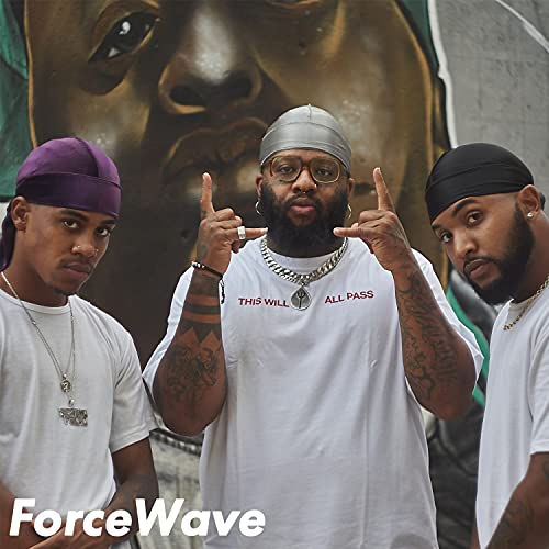 ForceWave 10 Pieces Silky Durags Long Tail for Women Men Satin Durag 360 Wave£¬Dorag, 10 Pieces