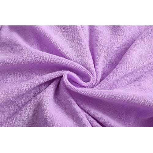 Girls Swim Cover Up Terry Swimsuit Coverup Kids Zip-Up Beach Pool Bathing Suit Wraps with Sunglasses