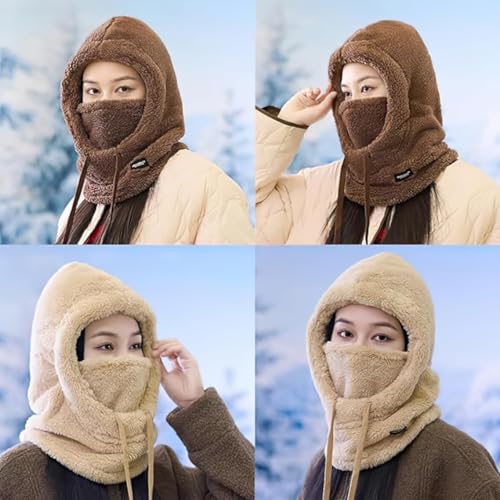 Balaclava Windproof Winter Face Mask Warm Fleece Ski Mask for Men and Women Cold Weather Motorcycle Bike Cycling Neck Warmer