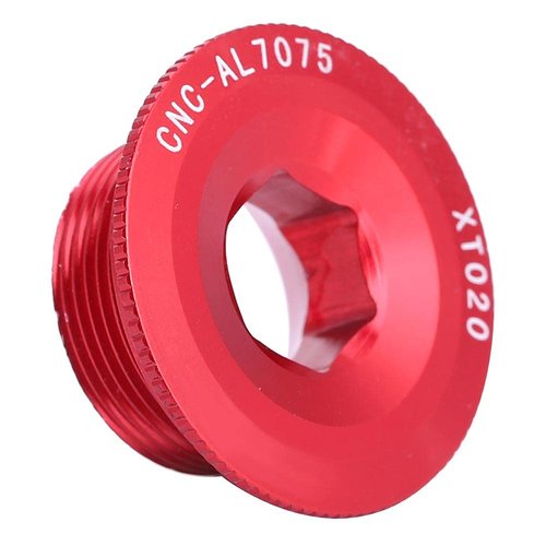 Ymiko 105 Crank end and Spare Parts Bolt dust Covers Gold crankset m20 Bolts 2 Fixing Tension ii preload m582 arm Cycling Screw (Red)