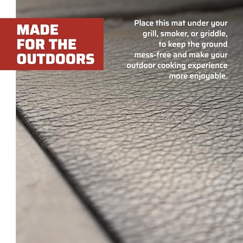 Camp Chef Under-Grill Mat - BBQ Grill Mat to Protect Patio or Deck - 100% PVC - Small - 60" X 45"