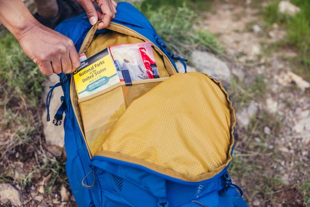 Gregory Katmai 55L Unisex Backpacking Pack, Ventilated Backpanel, Built-In Hydration Attachment for Bladder (Reservoir Not Included), Small/Medium, Oxide Green