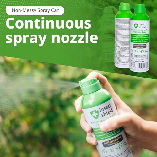 Insect Shield Permethrin Spray 6 Oz - Tick Flea Mosquito Bed Bug Repellent