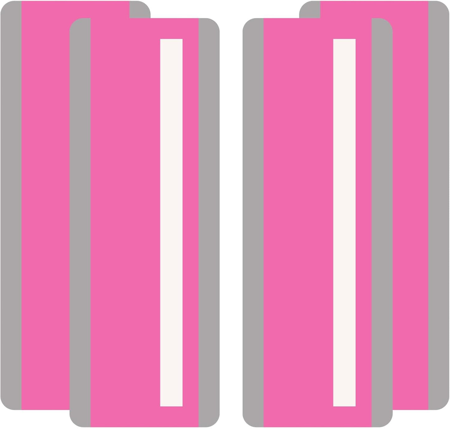 PATIKIL Guided Reading Strips, 4 Pieces Tracking Highlight Colored Overlay Strips Bookmark Dyslexia Reading Teaching Tools for Children Classroom Teacher, Grey