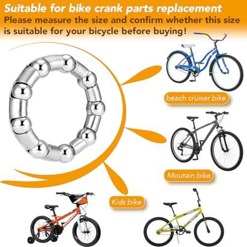 VANSIHO 4pcs Crank Bearing 5/16¡° Ball Size x 9 Balls - Precision Engineered for BMX, Beach Cruiser, and Stretch Bicycles (B-020B)