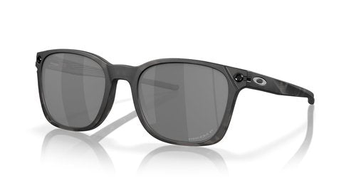 Oakley Man Sunglasses Matte Black Tortoise Frame, Prizm Black Polarized Lenses, 55MM