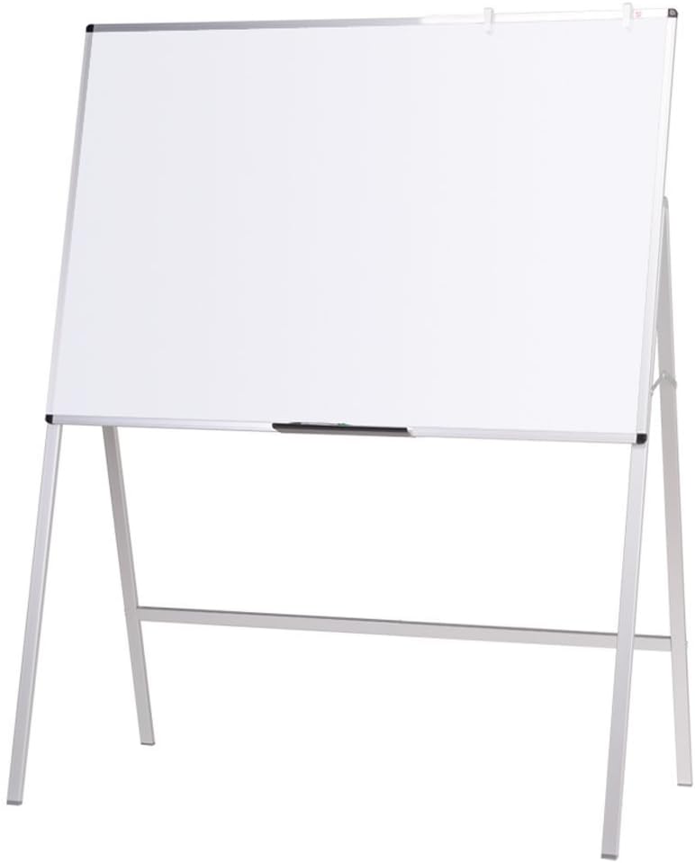 VIZ-PRO Melamine H-Stand Whiteboard/Adjustable Dry Erase Easel,24 x 36 Inches