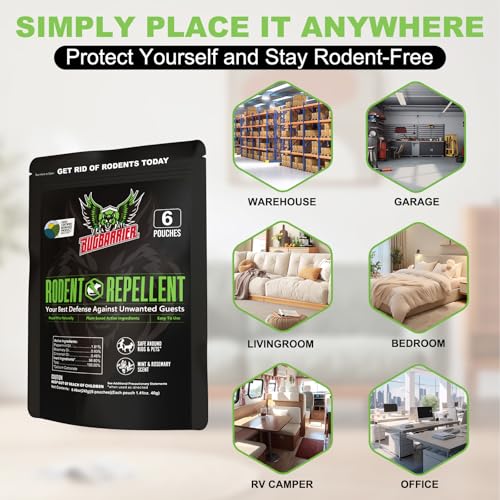 9 Ounce Extra-Strength Natural Mouse Repellent Pouches - 12 Pack