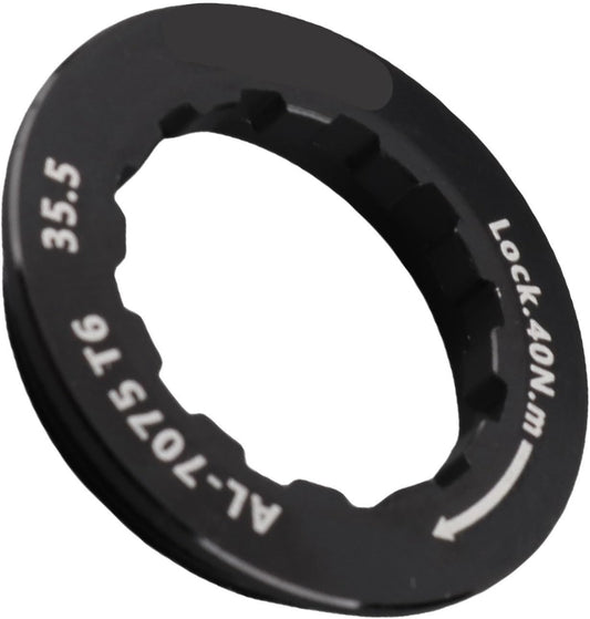 VGEBY Lock Ring Cassette, Cassette Lockring for 7-11 Speed Mountain Bike (Black)