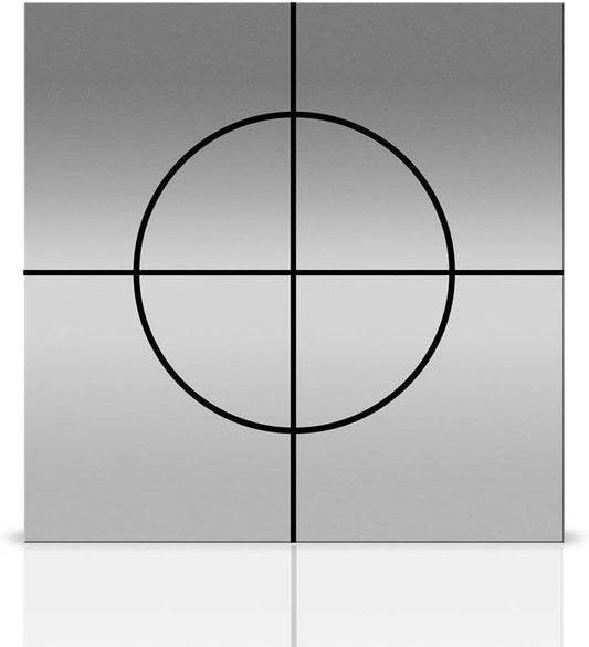 AdirPro N Style 50X50 MM Reflective Adhesive Target Sheets for Total Stations - Ideal for Back Sights, Check Shots, Elevation & Monitoring (Pack of 10)
