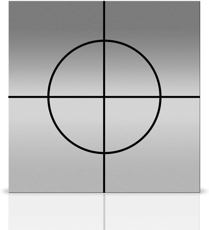 AdirPro N Style 50X50 MM Reflective Adhesive Target Sheets for Total Stations - Ideal for Back Sights, Check Shots, Elevation & Monitoring (Pack of 10)