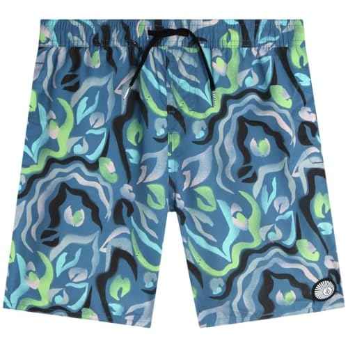 Volcom Boys Swim Trunks - UPF 50+ Quick Dry Board Shorts with Drawstring Waist - Bathing Suit Swimsuit for Boys (Size: 8-16)