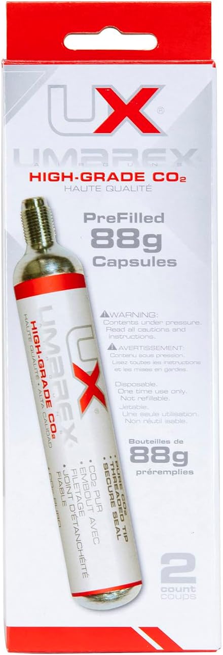 Umarex High-Grade CO2 Cartridges for Pellet Guns