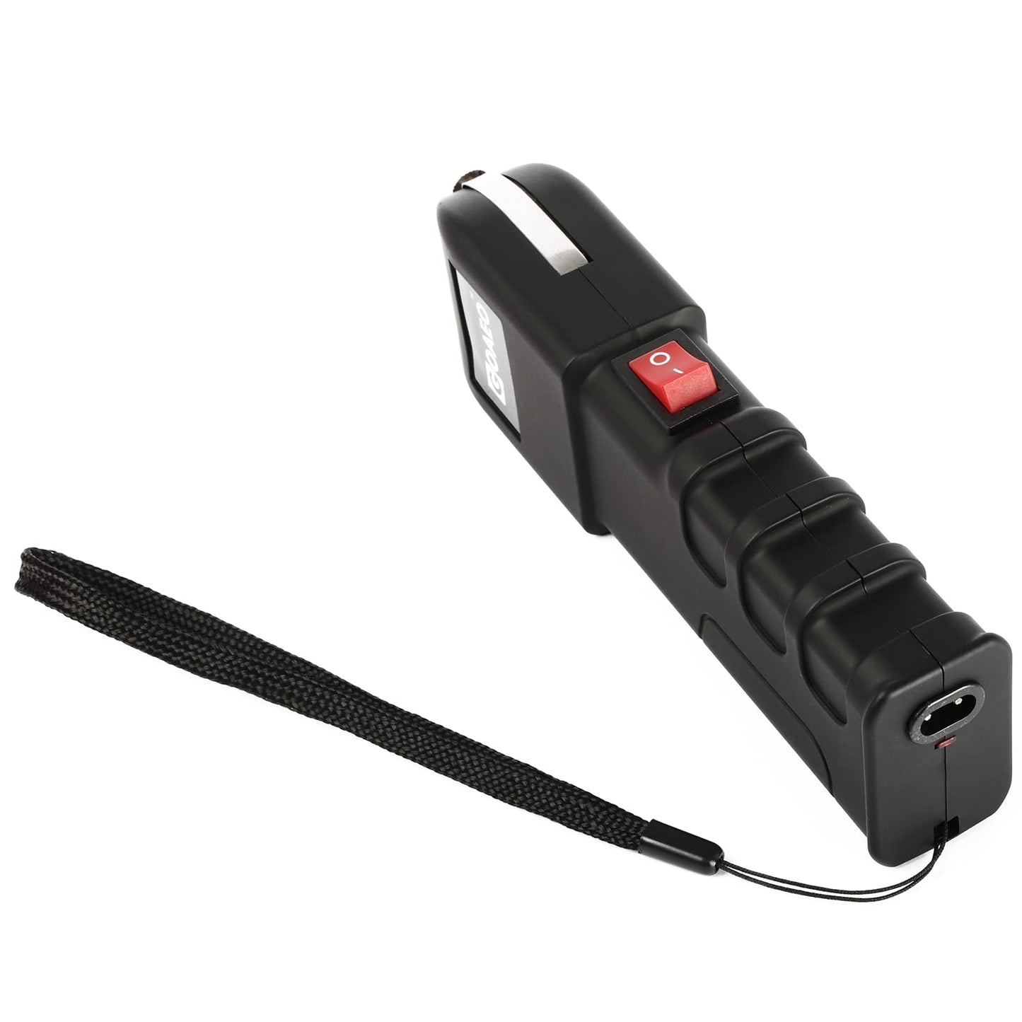 GOAEO Stun Gun - 59 Billion Heavy Duty Stun Gun with LED Flashlight, Includes Wrist Strap and Belt Holster (Black)