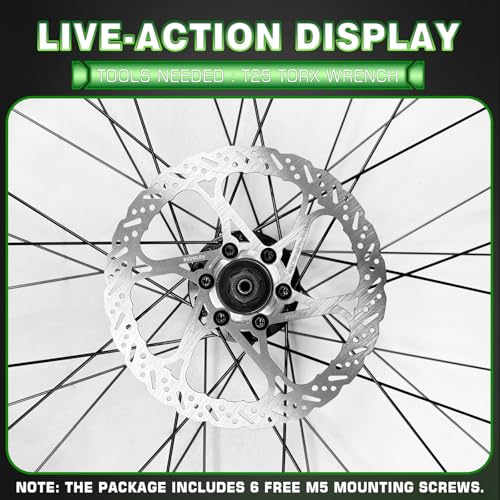 Bike Disc Brake Rotors 140mm 160mm 180mm 203mm 12-Bolt Mount - RT58 Variation of This Listing