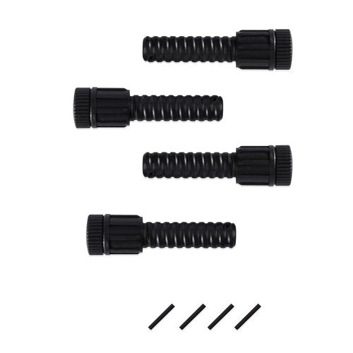 HQPARRTS Leg Levelers fit for most cooking stove,Leg Levelers Fit For Outdoor Camping Stove with 1.25" Diameter Round Legs,Adjusts legs up to 3" on uneven ground(4Set Black)