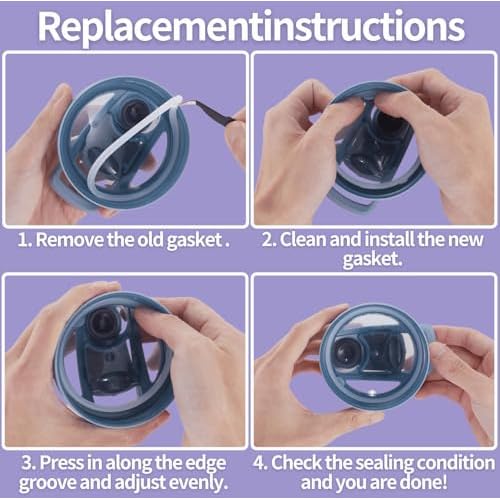 9PCS Shaker Bottle Gasket Replacement for BlenderBottle Strada Shaker Cup Stainless Steel Water Bottle£¬Wire Whisk Bottle Gasket£¬Compatible with Blender Bottle Strada Protein Shaker Bottle£¨Flip lid£©