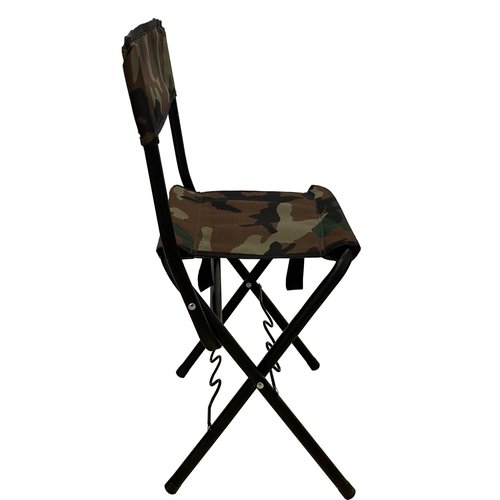 LEADALLWAY Folding Fishing Chair with Rod Holder,Camouflage
