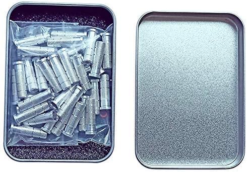 Aluminum Arrow Inserts Insrt .244 Arrow Shafts for Target Practice (36-Pack)