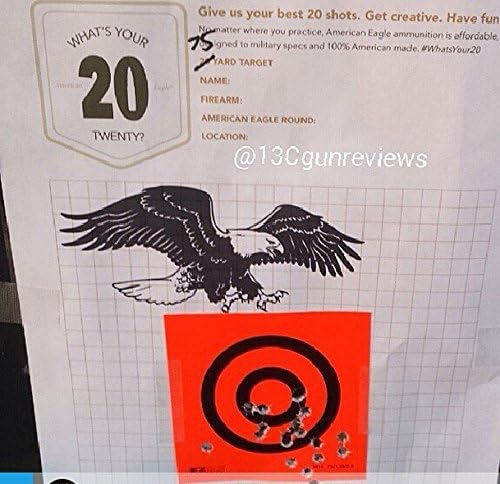 EZ2C Mini Shooting Targets, Bright Flourescent Self-Adhesive 3.5" x 3.5" (Tear-Off Pads of 25 or 100)
