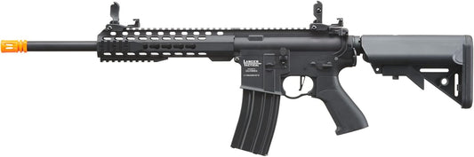 Lancer Tactical Gen 2 LT-19 Airsoft M4 Carbine 10" Electric Full/Semi-Auto Airsoft AEG Rifle, Included 6mm 0.20g BBS, Charger, and Battery