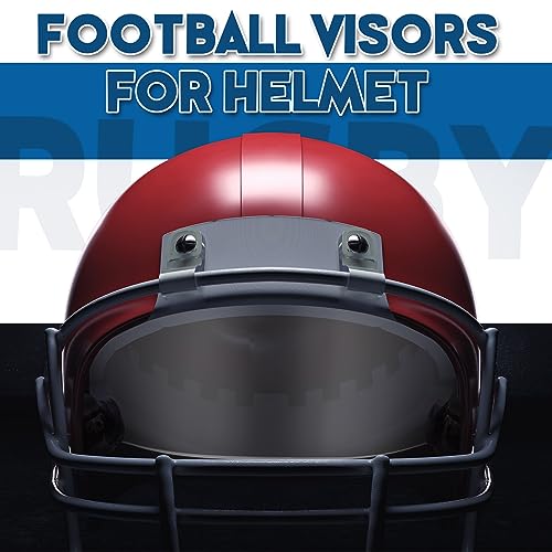 Football Helmet Visor Clear UV Protection for Youth & Adults Pack of 2
