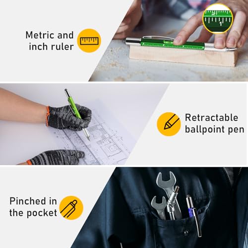 36 Pack Multifunctional Pen Set with 9 Colors - Christmas Stocking Stuffer for Men Adults
