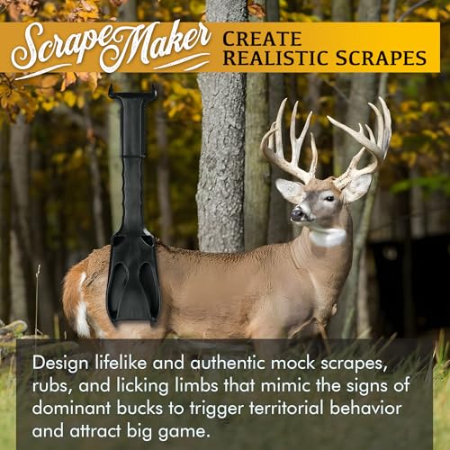Deer Mock Scrape Tool for Hunting & Game Attractant Setup