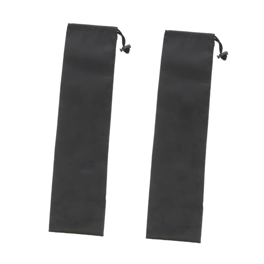 4Pcs Tent Pole Bag Walking Stick Bag Hiking Poles Bag Pole Carry Case Tarp Pole Bag Fishing Rod Bag Alpenstock Buckle Storage Bag